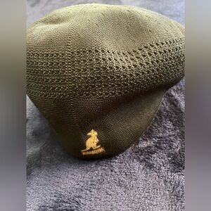 Vintage 1938s Kangol Black Wool Newsboy Hat Punk Hip Hop Cabbie SIZE XXL